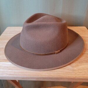 Will + Bear Calloway Tan Wide Brim Fedora XL